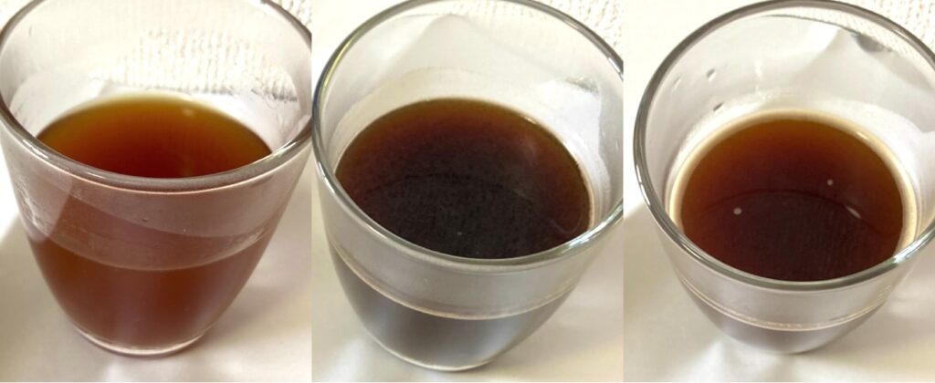 ケニアコーヒー焙煎度別比較